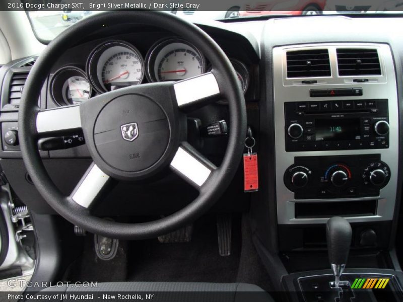 Bright Silver Metallic / Dark Slate Gray 2010 Dodge Charger SXT