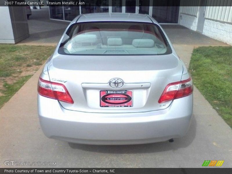 Titanium Metallic / Ash 2007 Toyota Camry LE