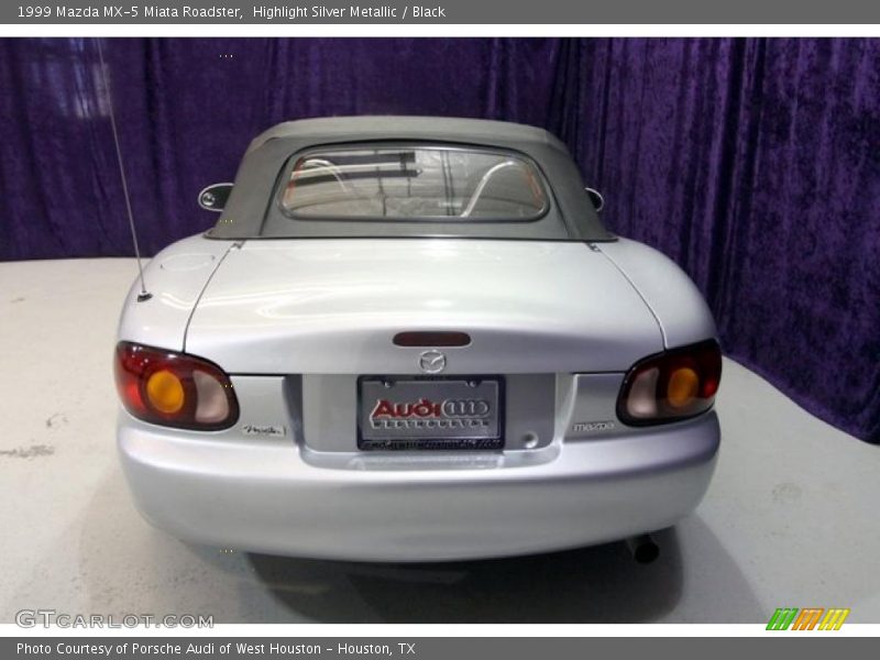 Highlight Silver Metallic / Black 1999 Mazda MX-5 Miata Roadster