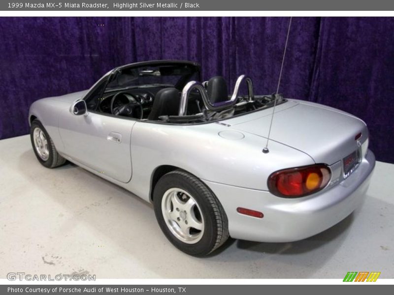 Highlight Silver Metallic / Black 1999 Mazda MX-5 Miata Roadster