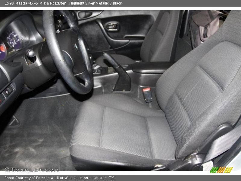 Highlight Silver Metallic / Black 1999 Mazda MX-5 Miata Roadster