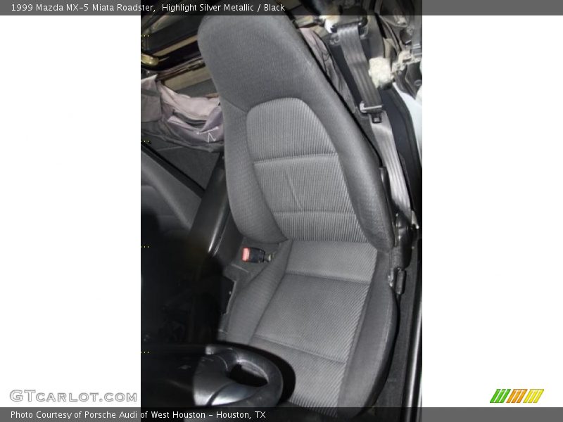 Highlight Silver Metallic / Black 1999 Mazda MX-5 Miata Roadster