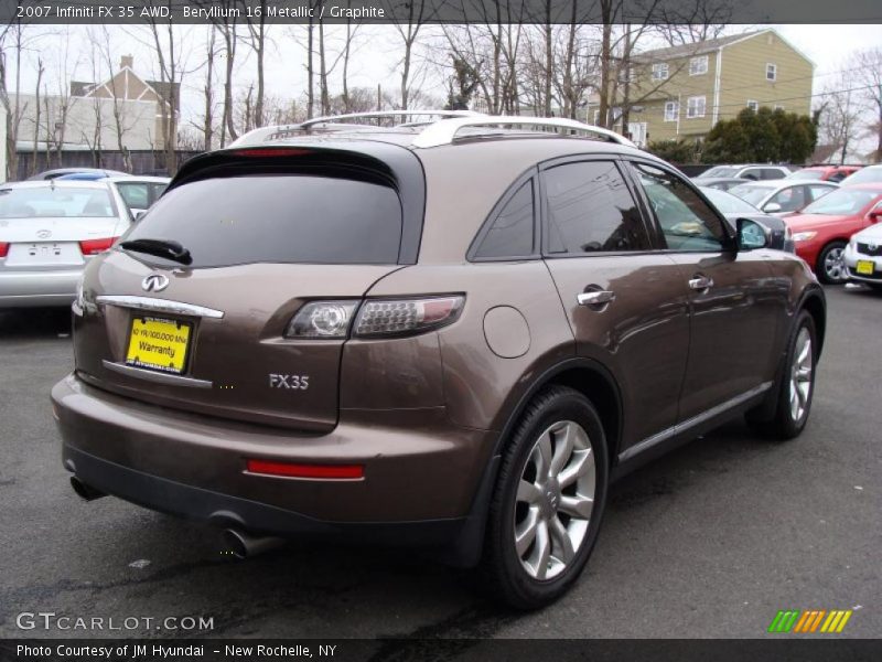 Beryllium 16 Metallic / Graphite 2007 Infiniti FX 35 AWD