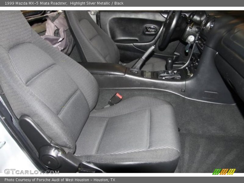 Highlight Silver Metallic / Black 1999 Mazda MX-5 Miata Roadster