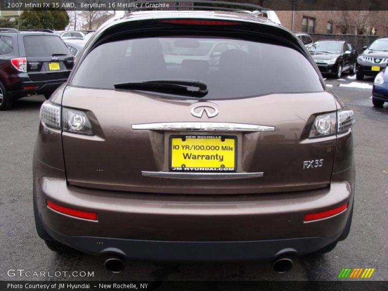 Beryllium 16 Metallic / Graphite 2007 Infiniti FX 35 AWD