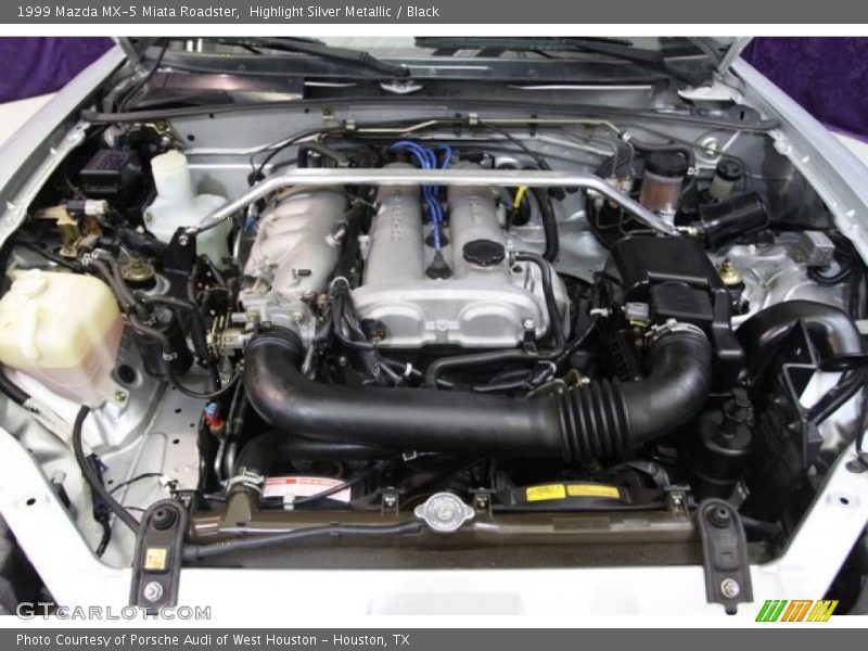 Highlight Silver Metallic / Black 1999 Mazda MX-5 Miata Roadster