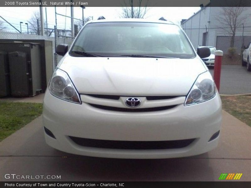 Natural White / Fawn 2008 Toyota Sienna LE