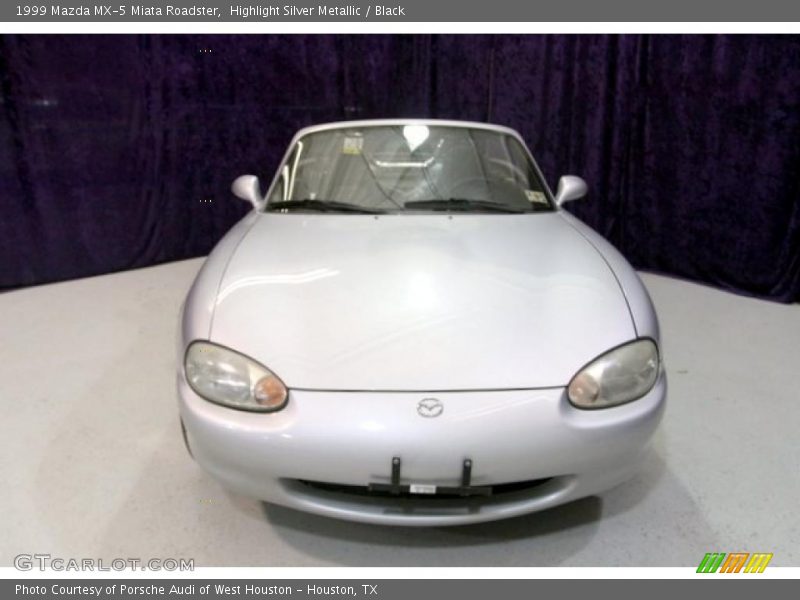 Highlight Silver Metallic / Black 1999 Mazda MX-5 Miata Roadster