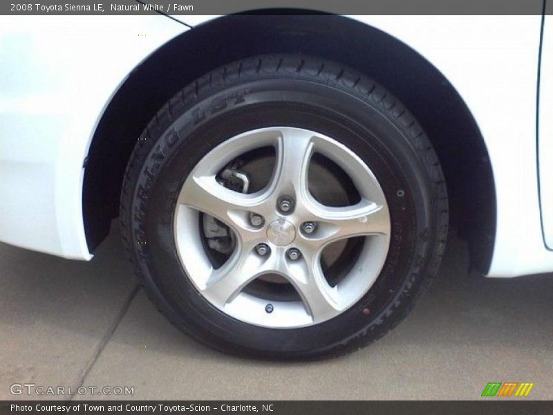 Natural White / Fawn 2008 Toyota Sienna LE
