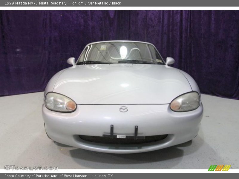 Highlight Silver Metallic / Black 1999 Mazda MX-5 Miata Roadster
