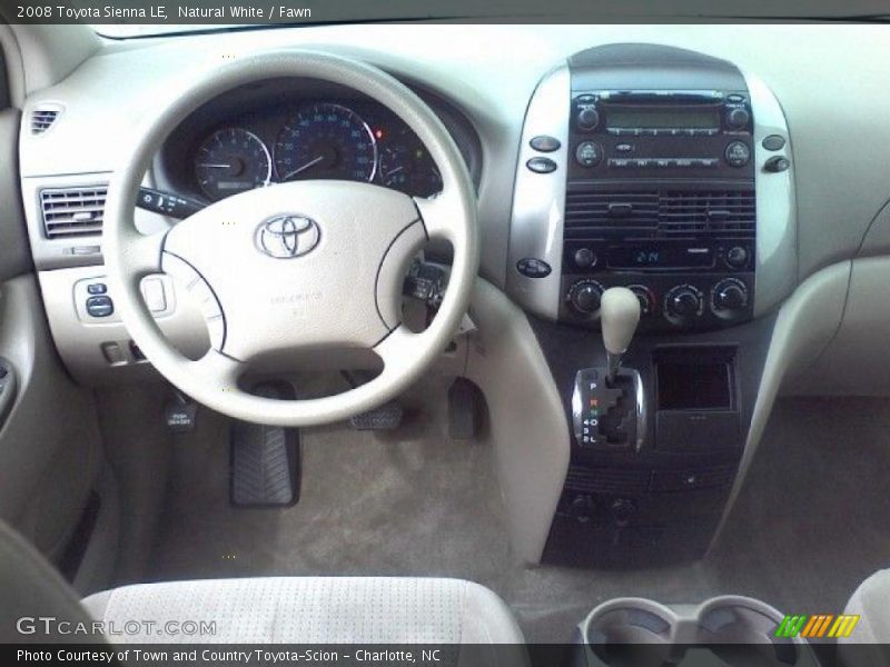 Natural White / Fawn 2008 Toyota Sienna LE