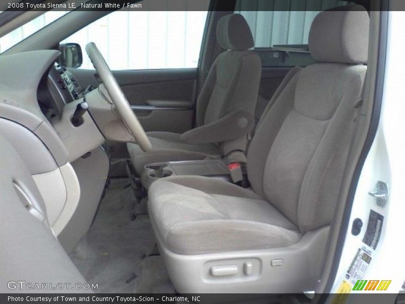 Natural White / Fawn 2008 Toyota Sienna LE