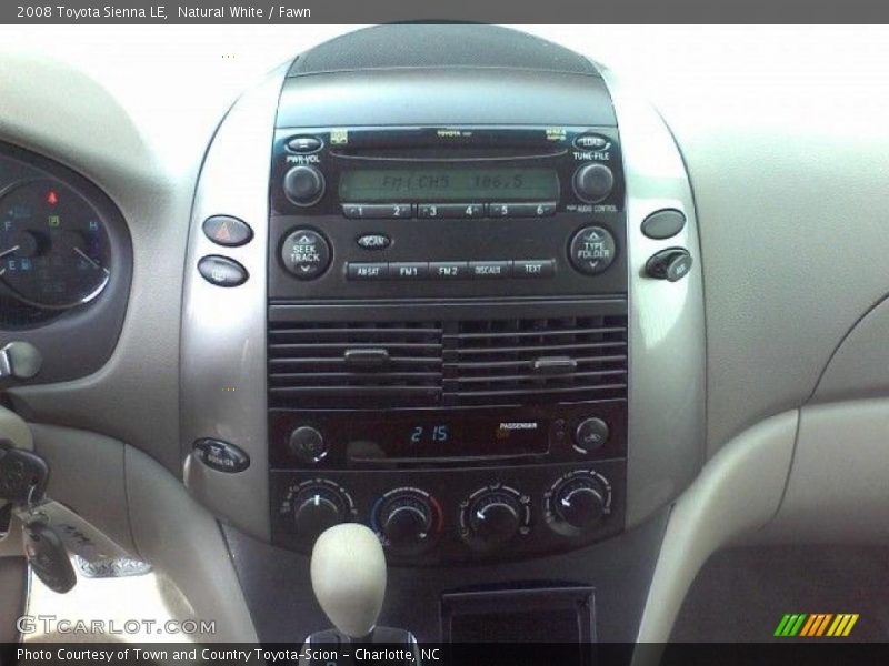 Natural White / Fawn 2008 Toyota Sienna LE