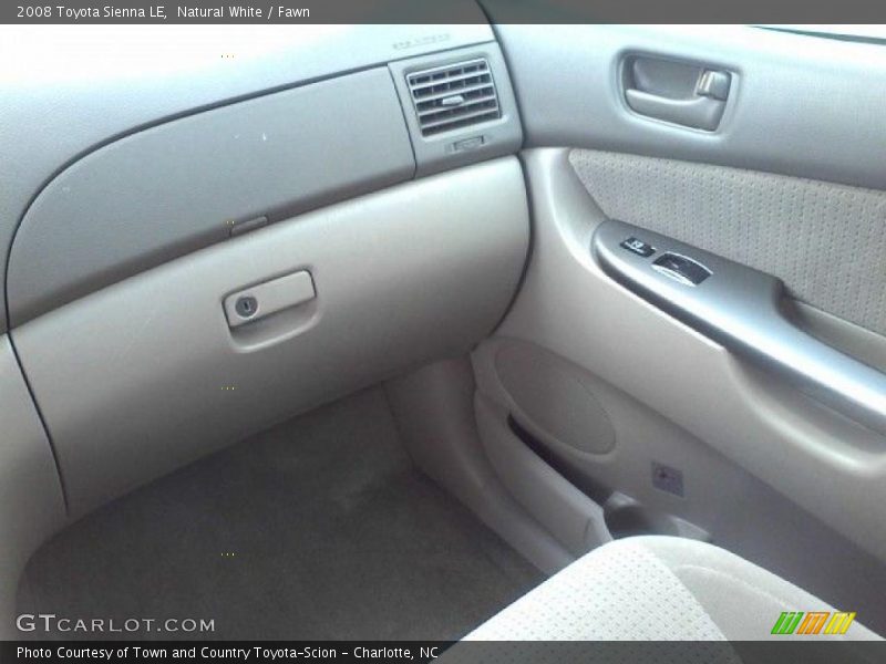Natural White / Fawn 2008 Toyota Sienna LE