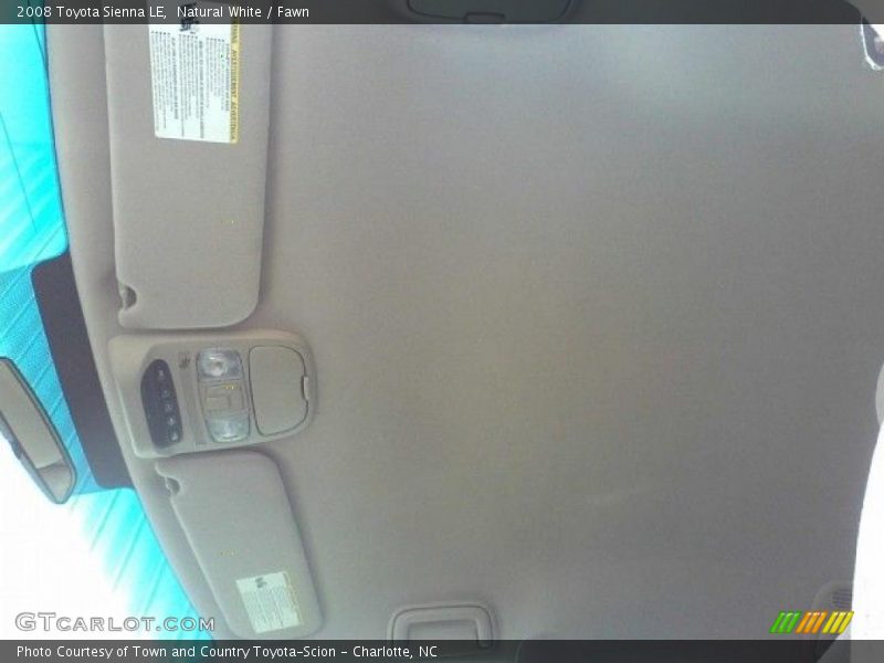Natural White / Fawn 2008 Toyota Sienna LE