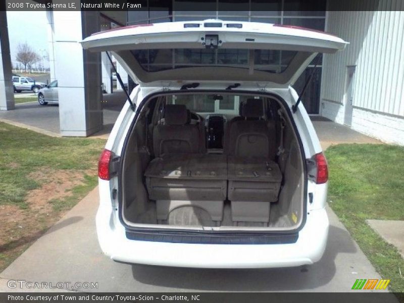 Natural White / Fawn 2008 Toyota Sienna LE