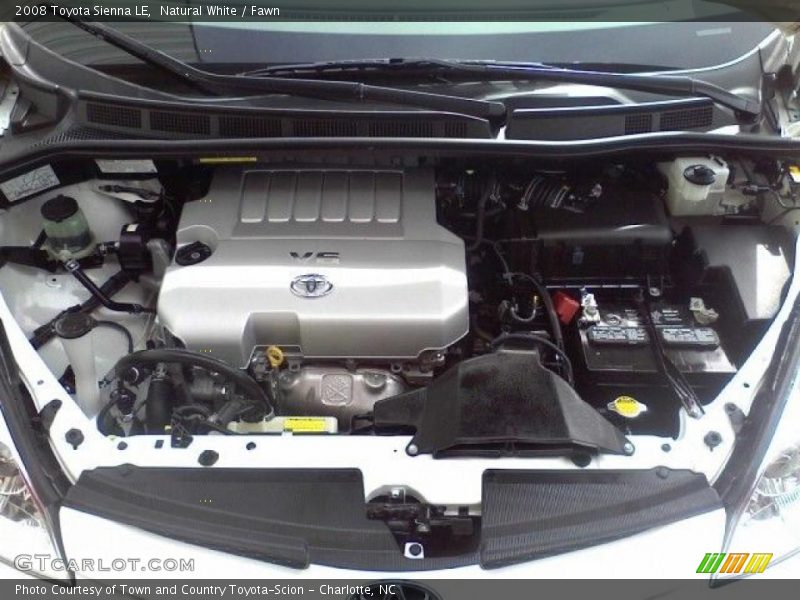 Natural White / Fawn 2008 Toyota Sienna LE