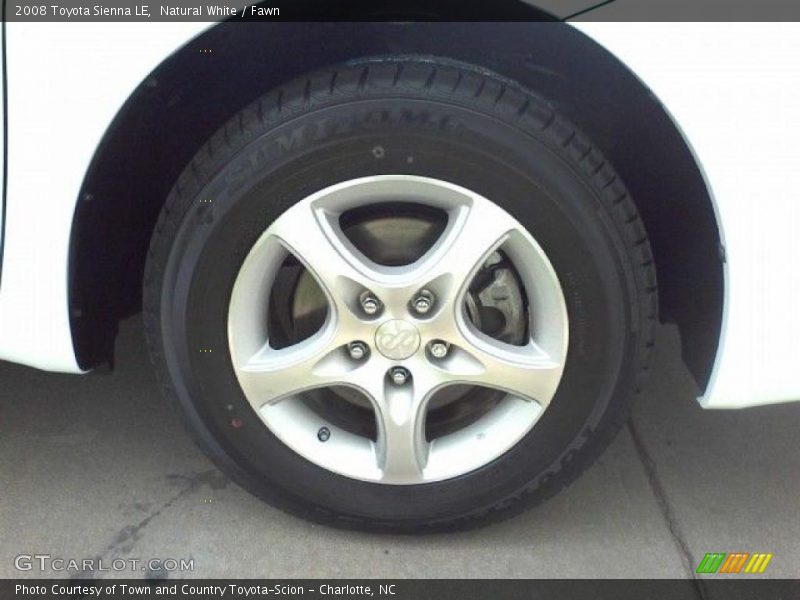 Natural White / Fawn 2008 Toyota Sienna LE