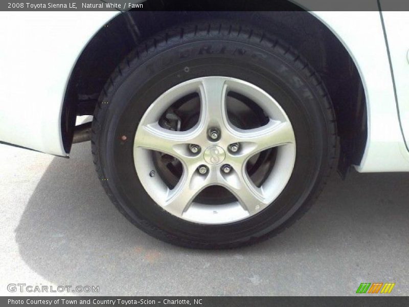 Natural White / Fawn 2008 Toyota Sienna LE