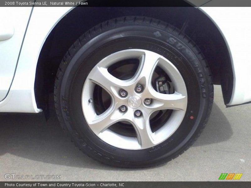 Natural White / Fawn 2008 Toyota Sienna LE