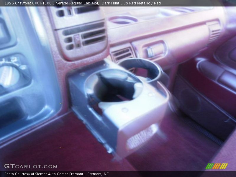 Dark Hunt Club Red Metallic / Red 1996 Chevrolet C/K K1500 Silverado Regular Cab 4x4