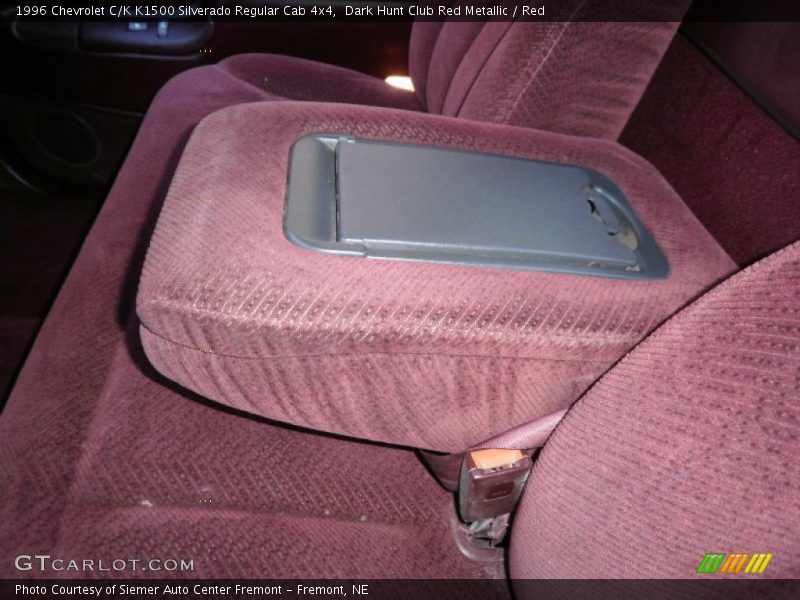 Dark Hunt Club Red Metallic / Red 1996 Chevrolet C/K K1500 Silverado Regular Cab 4x4