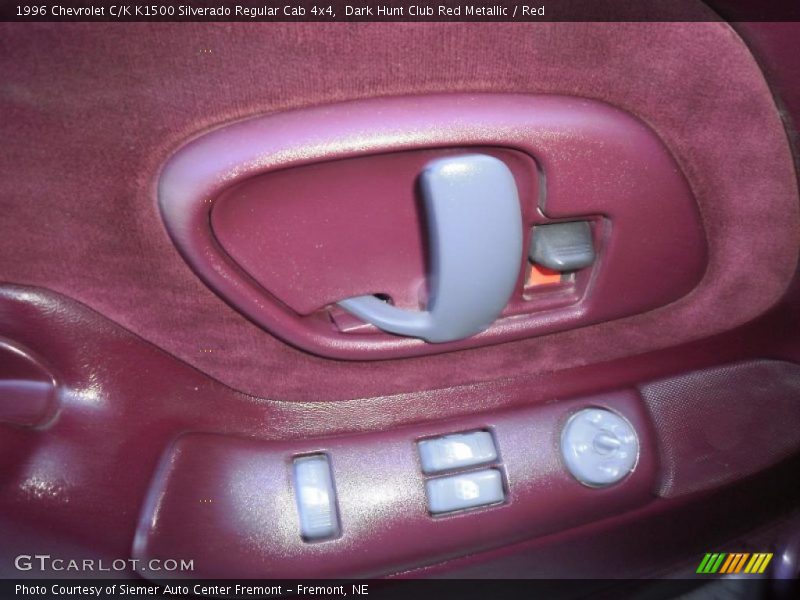 Dark Hunt Club Red Metallic / Red 1996 Chevrolet C/K K1500 Silverado Regular Cab 4x4
