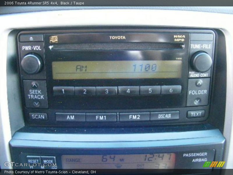 Black / Taupe 2006 Toyota 4Runner SR5 4x4