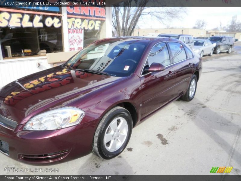 Bordeaux Red / Neutral Beige 2007 Chevrolet Impala LT