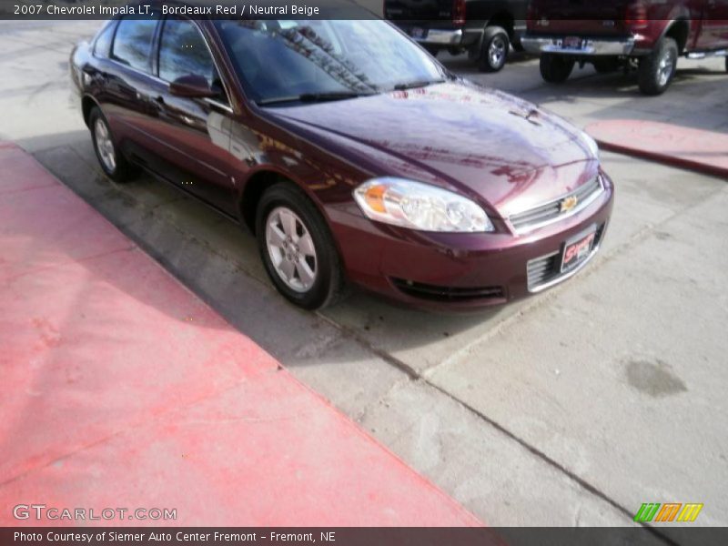 Bordeaux Red / Neutral Beige 2007 Chevrolet Impala LT