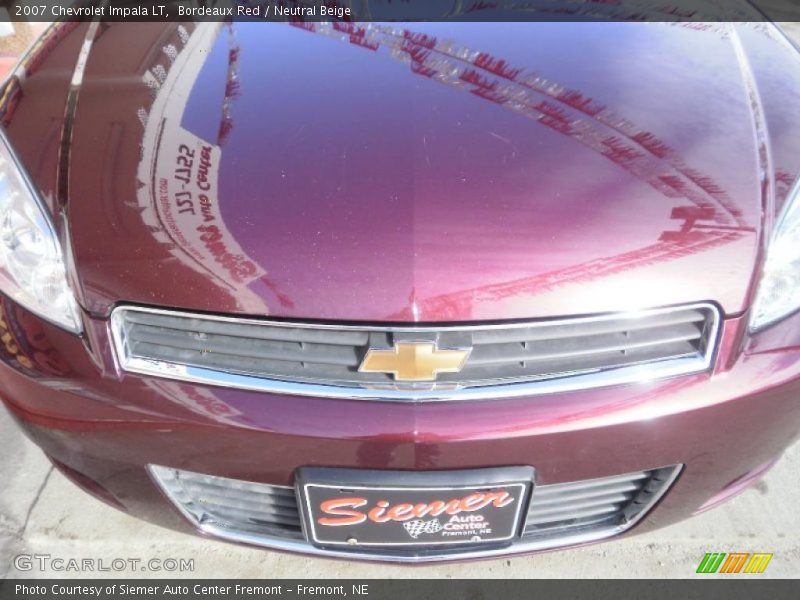 Bordeaux Red / Neutral Beige 2007 Chevrolet Impala LT