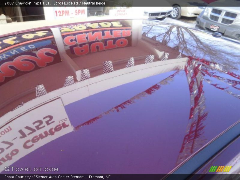 Bordeaux Red / Neutral Beige 2007 Chevrolet Impala LT