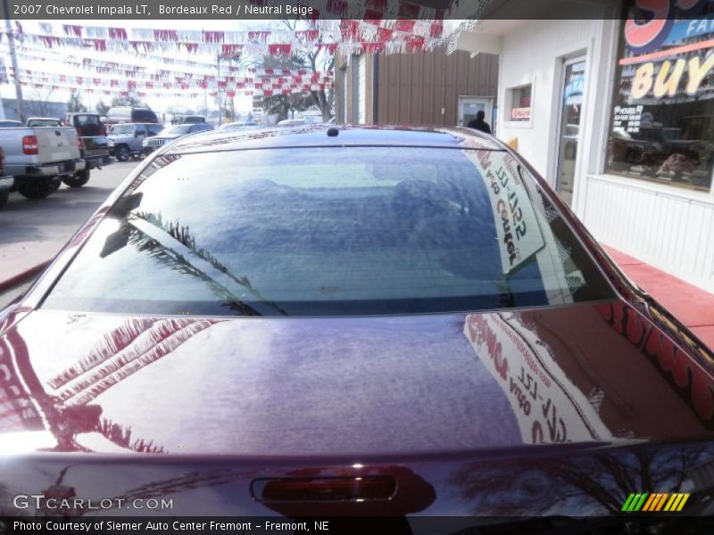 Bordeaux Red / Neutral Beige 2007 Chevrolet Impala LT