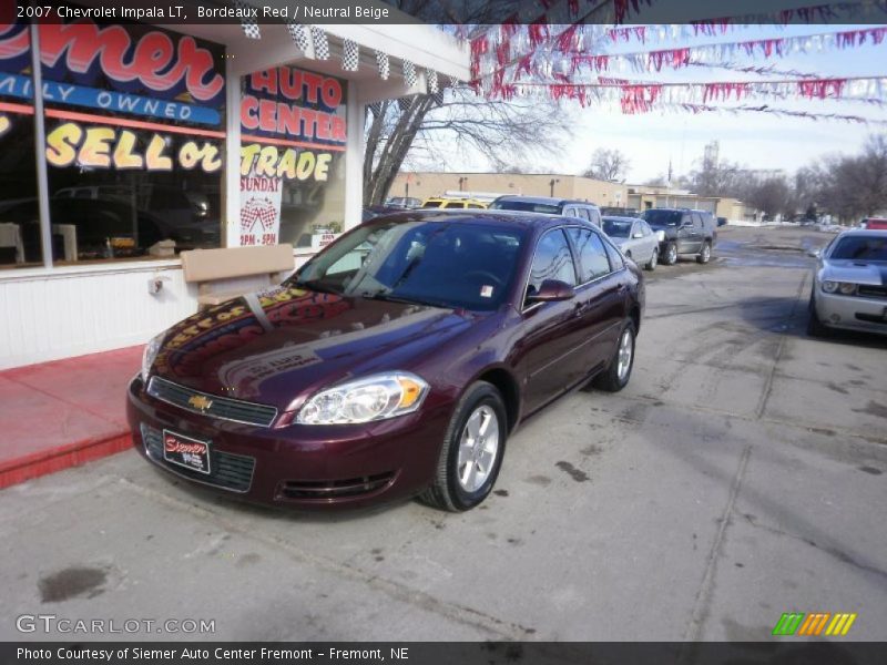 Bordeaux Red / Neutral Beige 2007 Chevrolet Impala LT