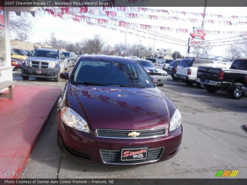 Bordeaux Red / Neutral Beige 2007 Chevrolet Impala LT