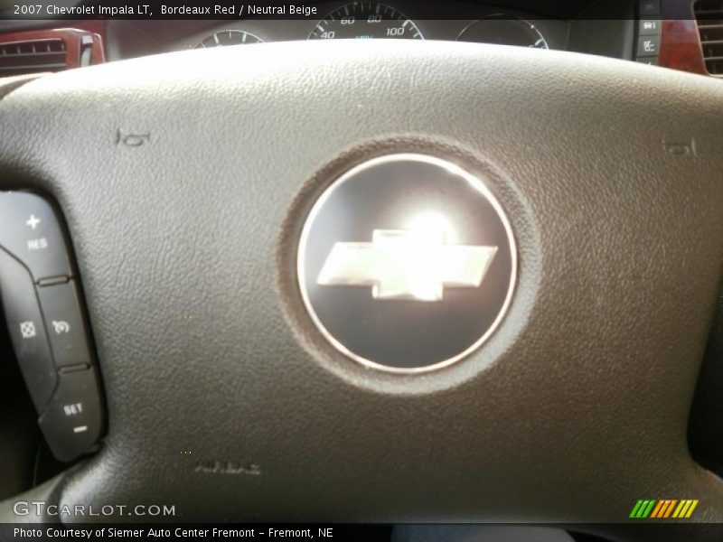 Bordeaux Red / Neutral Beige 2007 Chevrolet Impala LT