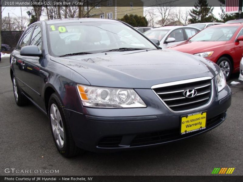 Slate Blue / Gray 2010 Hyundai Sonata GLS