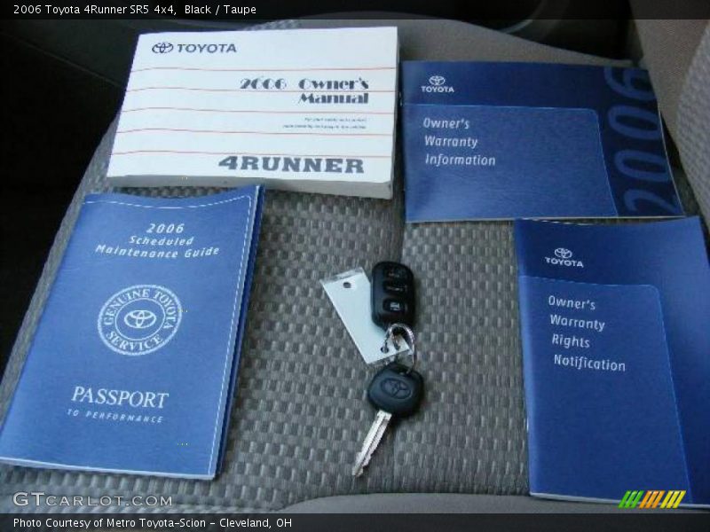 Black / Taupe 2006 Toyota 4Runner SR5 4x4