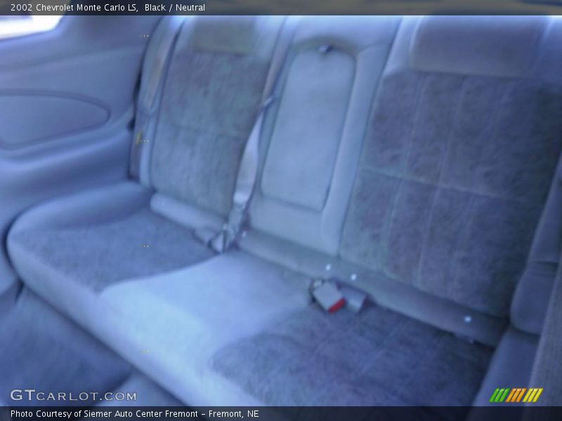 Black / Neutral 2002 Chevrolet Monte Carlo LS