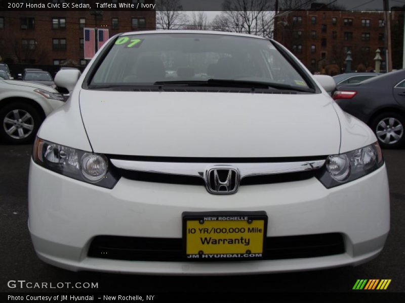 Taffeta White / Ivory 2007 Honda Civic EX Sedan