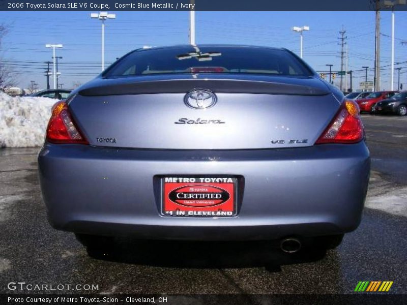 Cosmic Blue Metallic / Ivory 2006 Toyota Solara SLE V6 Coupe