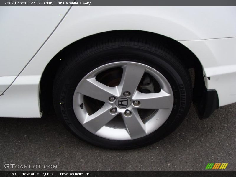 Taffeta White / Ivory 2007 Honda Civic EX Sedan