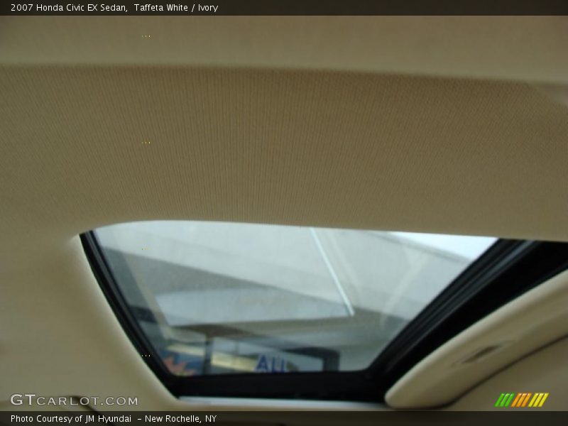 Taffeta White / Ivory 2007 Honda Civic EX Sedan