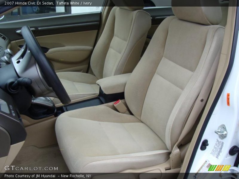 Taffeta White / Ivory 2007 Honda Civic EX Sedan