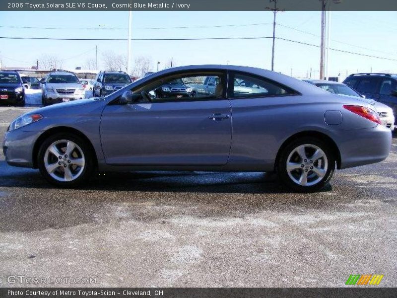 Cosmic Blue Metallic / Ivory 2006 Toyota Solara SLE V6 Coupe