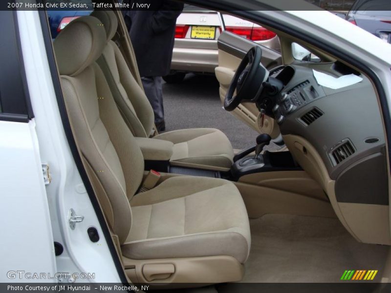 Taffeta White / Ivory 2007 Honda Civic EX Sedan