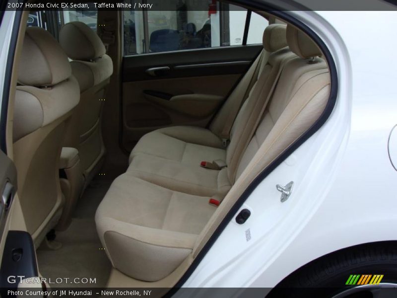 Taffeta White / Ivory 2007 Honda Civic EX Sedan