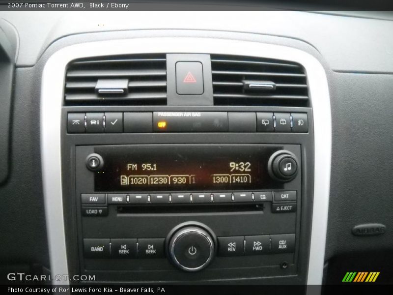 Black / Ebony 2007 Pontiac Torrent AWD