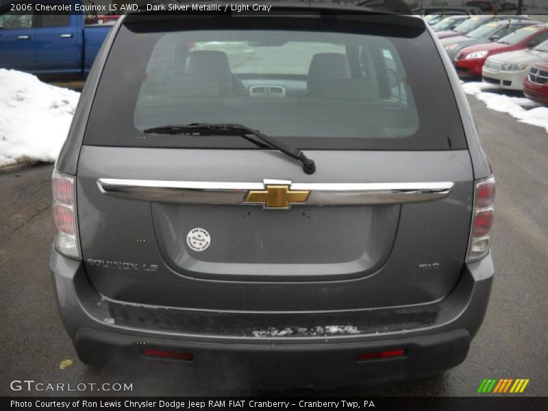 Dark Silver Metallic / Light Gray 2006 Chevrolet Equinox LS AWD