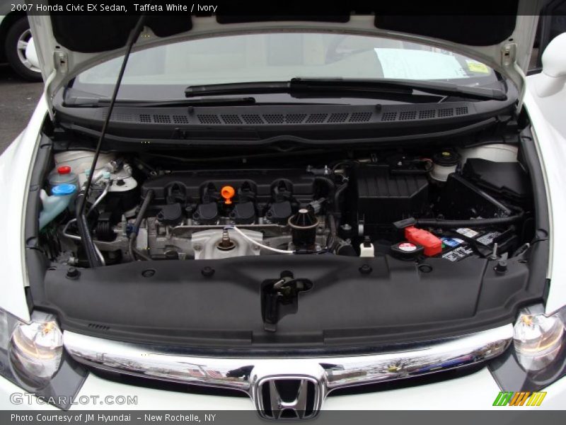 Taffeta White / Ivory 2007 Honda Civic EX Sedan